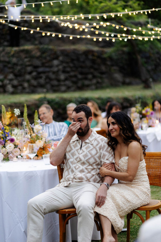 Emotional moments captured during a Monaci delle Terre Nere wedding in Sicily